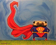 Superman Artwork Superman Artwork Super Pug